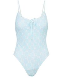 LoveShackFancy - Laguna Bow One-Piece Swimsuit - Lyst