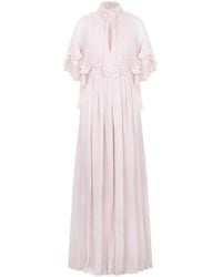 Giambattista Valli - Long Dress With A Rose Pattern - Lyst