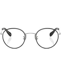 Oliver Peoples - Round-Frame Glasses - Lyst