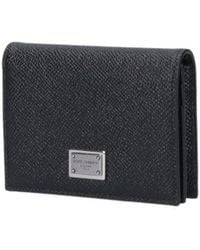Dolce & Gabbana - Logo Plaque Bifold Wallet - Lyst