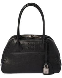 Miu Miu - Vivant Nappa Leather Bag - Lyst