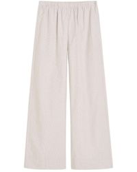 By Malene Birger - Cabello Striped Wide Leg Trousers - Lyst