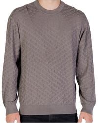 ARMANI EXCHANGE - Long-Sleeved Knitted Shirt - Lyst