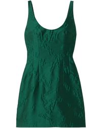 Emilia Wickstead - Einna Floral Cloqué Mini Dress - Lyst