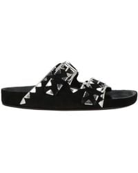 Isabel Marant - Spliced Leather Minimalist Sandals - Lyst