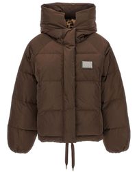 Dolce & Gabbana - Logo-Plaque Padded Jacket - Lyst