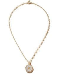 Yvonne Léon - 18K Necklace Set With Diamonds And Citrine - Lyst
