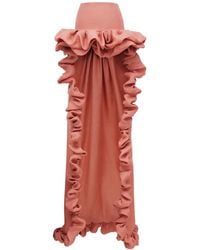 Saint Laurent - Bubble Cascade Skirt - Lyst