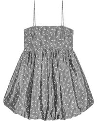 Ganni - Dress With Floral Pattern - Lyst