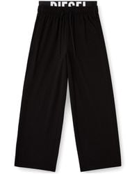 DIESEL - Leslie-D-Pop Logo Waistband Drawstring Pants - Lyst