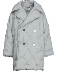 Maison Margiela - Long-Sleeve Double-Breasted Down Coat - Lyst