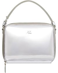 Courreges - Courrèges Cloud Chained Logo Plaque Shoulder Bag - Lyst