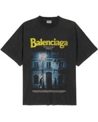 Balenciaga Airport Tag T-Shirt Medium Fit for Men | Lyst
