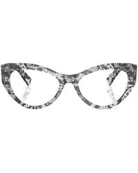 Dolce & Gabbana - Eyewear Cat-Eye Glasses - Lyst