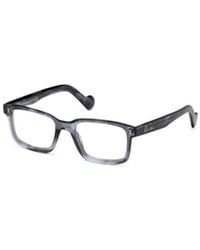 Moncler - Eyewear Rectangular Frame Glasses - Lyst