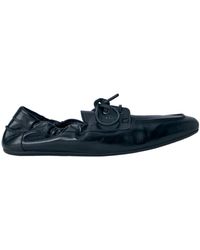 Prada - Leather Moccasins - Lyst