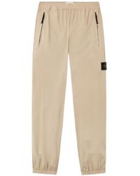 Stone Island - Logo Patch Loose-Fit Trousers - Lyst