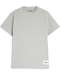 Jil Sander - Logo-Patch T-Shirt (Set Of Three) - Lyst