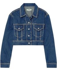 RE/DONE - Short Denim Jacket - Lyst