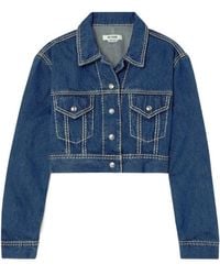 RE/DONE - Short Denim Jacket - Lyst