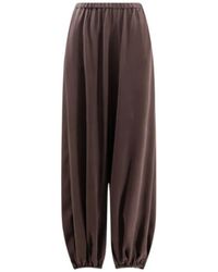 Alysi - Wide-Leg Drawstring Pants - Lyst