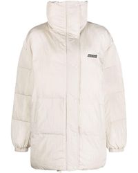 Isabel Marant - Isabel Marant Étoile Logo Patch Drop Shoulder Puffer Jacket - Lyst