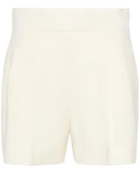 Max Mara - Pleated Tailored Shorts - Lyst