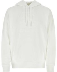 Burberry - Logo Detailed Drawstring Hoodie - Lyst