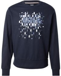 BOSS - Logo-Print Sweatshirt - Lyst