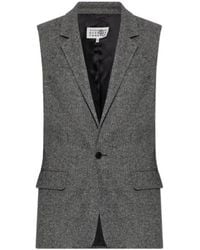MM6 by Maison Margiela - Single Vent Longline Blazer - Lyst