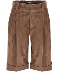 Brunello Cucinelli - Belt Loop Shorts - Lyst