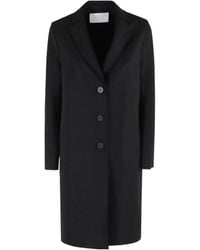 Harris Wharf London - Virgin Wool Single-Breasted Coat - Lyst