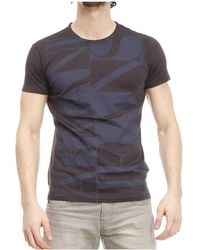 Armani Jeans - Logo Printed T-Shirt - Lyst