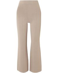 JOSEPH - Stretch-Knit Flared Track Pants - Lyst