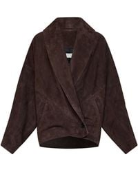 Co. - Long-Sleeved Leather Jacket - Lyst