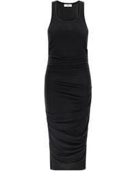 Elisabetta Franchi - Logo Embroidery Dress - Lyst
