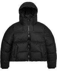Rains - Alta Short Puffer Jacket - Lyst