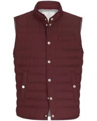 Brunello Cucinelli - Down Padded Gilet - Lyst