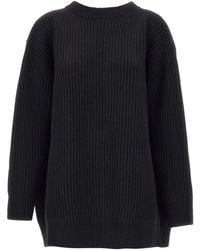 MM6 by Maison Margiela - Long-Sleeved Crewneck Jumper - Lyst