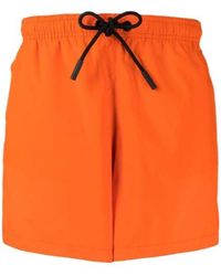 Marcelo Burlon - County Of Milan Drawstring Swim Shorts - Lyst