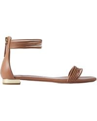 Aquazzura - Solid Color Leather Sandals - Lyst