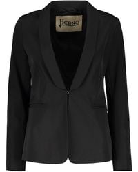 Herno - Single-Breasted Tailored Blazer - Lyst