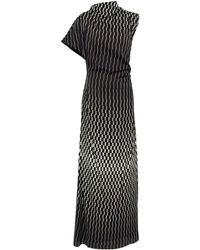 TOVE - June Printed Silk-Blend Maxi Dress - Lyst