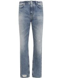 Givenchy - Logo Embroidered Distressed Jeans - Lyst