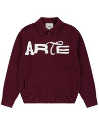 Arte' - Stencil Zip Cardigan - Lyst