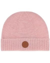 Vivienne Westwood - Fluffy Logo-Patch Beanie Hat - Lyst