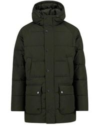 Barbour - Long-Sleeved Hooded Cotton Jacket - Lyst