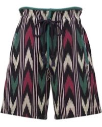 Isabel Marant - Printed Casual Shorts - Lyst