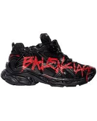 Balenciaga - Sneakers Runner Graffiti Da Uomo - Lyst