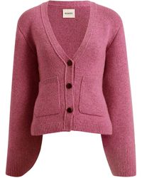 KHAITE - Scarlet V-Neck Cardigan - Lyst